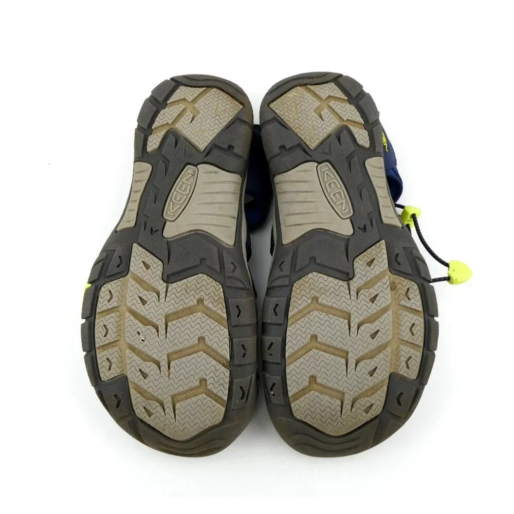 Keen‎ Newport Waterproof Hiking Sandals Navy/Yellow Size 6